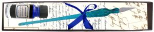 Standardgraph Kalligraphie-Set mit Glasfederhalter u 10 ml Tinte blau