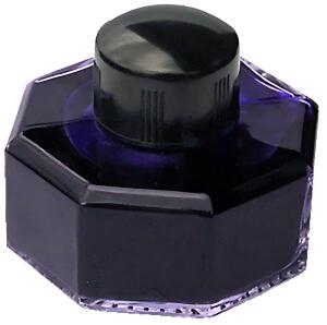 Tintenglas OTTAGONALE 60 ml mit Tinte holunderblau 1 Stück