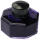 Standardgraph Tintenglas OTTAGONALE 60 ml achteckig mit Deckel aus Bakelit mit Tinte holunderblau 1 Stück