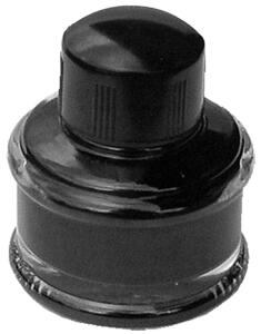 Standardgraph Tintenglas ROMA 35 ml rund mit Deckel aus Bakelit mit Tinte kohlenschwarz 1 Stück