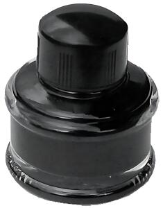 Tintenglas ROMA 35 ml rund mit Tinte kohlenschwarz 1 Stück