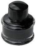 Tintenglas ROMA 35 ml rund mit Tinte kohlenschwarz 1...