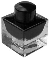 Standardgraph Tintenglas CUBO 25 ml viereckig mit Deckel...