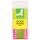 Q-Connect Haftmarker Neon - 38 x 51 mm, 3x 50 Streifen