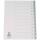 Q-Connect Monatsregister - Jan. - Dez., PP, A4, 12 Blatt, grau