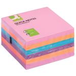 Q-Connect Haftnotizen Quick Notes - Ultrafarben, 76 x 76 mm