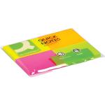 Q-Connect Haftnotizen Quick Notes - Brilliantfarben, 38 x 51 mm