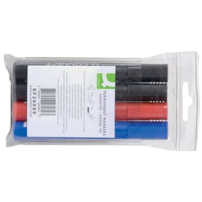 Q-Connect Permanentmarker - ca. 2 - 5 mm, 4-er Pack