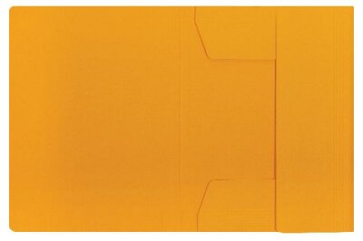 ELBA Sammelmappe "chic" A4, für ca. 100 DIN A4-Blätter, mit 3 Einschlagklappen, aus 320 g/m² Karton (RC), gelb