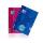 Bewerbungsmappe A4 dunkelblau ELBA 100421028 36499DB Job-Basic clipfix