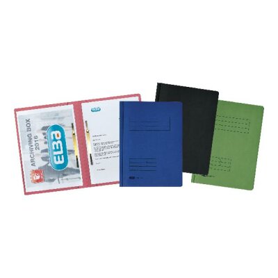 ELBA Doppelhefter "Smart Line" A4, aus 320 g/m² Manilakarton (RC), für ca. 200 DIN A4-Blätter, grün