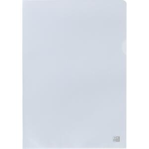 ELBA Sichthüllen "Premium" A4, PP, 0,15 mm, genarbt, blendfrei, dokumentenecht, oben und rechts offen, mit Griffloch, 100 Stück im Karton