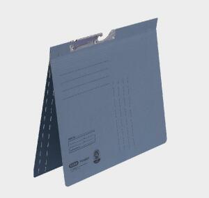 ELBA Pendelhefter A4, aus 250 g/m² Manilakarton (RC), für ca. 200 DIN A4-Blätter, mit kaufm. Heftung und Schlitzstanzung im Rückdeckel, blau