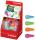 EASYergo 3.15 Radierer je 5 St in rot, grün, blau, orange 20er Display