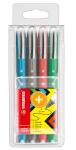 STABILO worker+ colorful 4er Etui sortiert