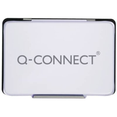Q-Connect Stempelkissen 9 x 5,5cm schwarz