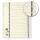 Trennblatt A4 mit Perforation, aus 230 g/m² Kraftkarton (RC), chamois