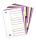 Oxford Register "myColour" A4, PP-Stärke 300 my, 12 Blatt, sortierte Packung