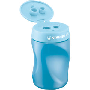 STABILO® Dosenspitzer EASYsharpener 3 und 7,5 und 10mm Kunstst blau