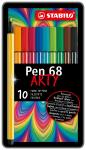 STABILO Pen 68 10er Metalletui „ARTY"