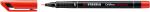 STABILO OHPen universal permanent S rot