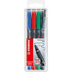 STABILO OHPen universal permanent F 4er Etui