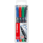 STABILO OHPen universal permanent M 4er Etui