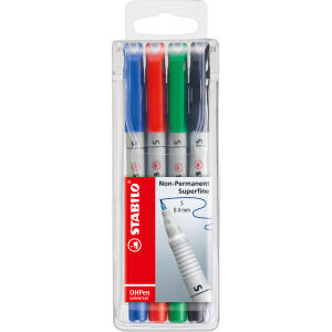 STABILO OHPen universal wasserlöslich S 4er Etui