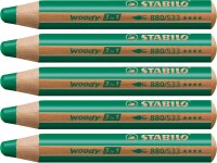 STABILO woody 3 in 1 dunkelgrün