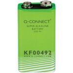 Q-Connect Super Alkaline Batterien - E-Block, 9,0 V