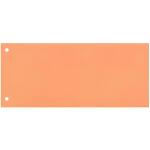 Q-Connect Trennstreifen - 190 g/qm Karton, orange, 100 Stück