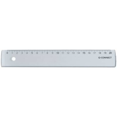 Q-Connect Lineale Standard im Etui, 20 cm