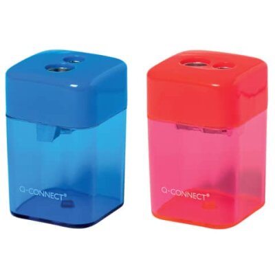 Q-Connect Doppel-Spitzdose - Ø 8 - 10 mm, sortiert
