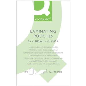 Q-Connect Folientasche - Gepäckanhänger, 65 x 105mm, 125 mym, 100 Stück