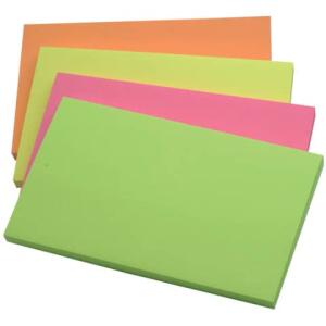 Q-Connect Haftnotizen Quick Notes - Brilliantfarben, 76 x 127 mm