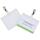 Q-Connect Namensschilder - mit Clip, geschlossen, 90 x 60 mm