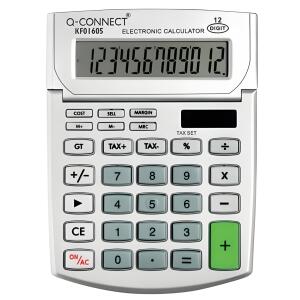 Q-Connect Tischrechner - Solar, 12-stellig 5705831016057