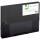 Q-Connect Sammelbox - A4, 250 Blatt, PP, schwarz transluzent