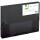 Q-Connect Sammelbox - A4, 250 Blatt, PP, schwarz transluzent