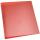 Q-Connect Ringbuch transparent - A4, 2-Ring, Ring-Ø 25 mm, rot-transparent