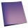 Q-Connect Ringbuch transparent - A4, 2-Ring, Ring-Ø 25 mm, violett-transparent
