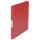 Q-Connect Ringbuch transparent - A4, 2-Ring, Ring-Ø 16 mm, rot gedeckt