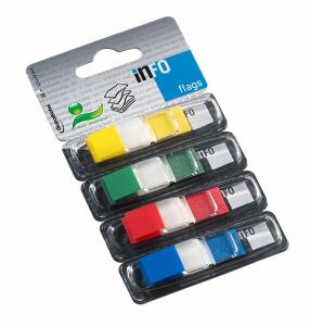Q-Connect Index Mini - 12,5 x 45 mm, 4 x 36 Blatt
