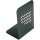 Q-Connect Buchstützen - schwarz, 134 x 190 x 110 mm, 2 Stück