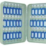 Q-Connect Schlüsselschrank Pearl grey - 36...