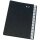 Q-Connect Pultordner Hartpappe - A - Z, 24 Fächer, Farbe schwarz