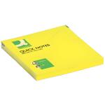 Q-Connect Haftnotizen Brilliant - 76 x 76 mm, gelb