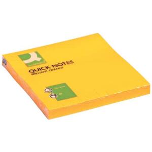 Q-Connect Haftnotizen Brilliant - 76 x 76 mm, orange
