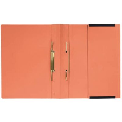 QConnect Kanzleihefter A gefalzt Linksheftung (Behördenheftung) 1 Tasche 2 Abheftvorrichtung orange