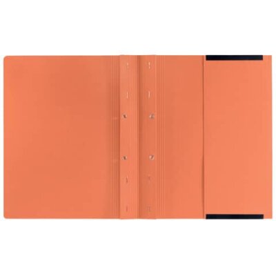 QConnect Kanzleihefter B ungefalzt Rechtsheftung/Linksheftung 1 Tasche 2 Abheftvorrichtung orange